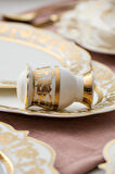 Caroline Bone China Emboss 60 Parça 12 Kişilik Gold Porselen Yemek Takımı