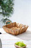 Acar Wicker Hasır Ekmek Sepeti - 26 cm