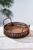 Acar Wicker Hasır Ekmek Sepeti - 23 cm