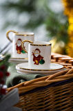 Rennes 2 Kişilik Noel Baba Kahve Fincanı Takımı - 90 ml