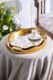 Acar CHA-07498/4 Arlo 2'li Gold Cam Tepsi - 43.5/37.5 cm