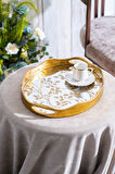 Acar CHA-07498/4 Arlo 2'li Gold Cam Tepsi - 43.5/37.5 cm
