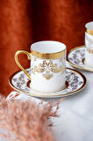 Vienna 6 Kişilik Kahve Fincanı Takımı - 90 ml