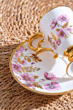 Acar KAI-07518 Parlin Pembe 6lı Kahve Fincan Takımı