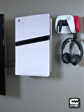 Playstation 5 Pro sDuvar Standı ve Şarj İstasyonu Standı Gaming Aksesuar
