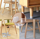 Masa Sandalye Ayak Koruyucu 8'li Silikon Ev Eşyaları Koruma Aparatı Parke Seramik Çizmez Masa Ayağı