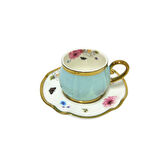 Acar Rowan 6 Kişilik Kahve Fincanı Takımı HXF-05173 Turkuaz