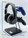 Gaming PS4 PS5 Xbox Joystick Controller Tutucu ve Kulaklık Dikey Standı