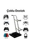 Çok Fonksiyonlu Gaming Ps4 Ps5 Xbox Joystick Kontroller Tutucu Ve Oyuncu Kulaklığı Dikey Standı