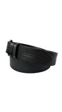  Fossil Siyah Rengi Hakiki Düz Deri Spor 4 cm Erkek Kemeri-130