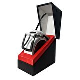 Fossil Beyaz Hakiki Düz Deri Spor 4 cm Erkek Kemeri-130