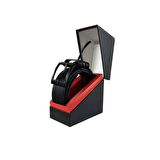 Fossil Siyah Suni Deri 4,5 cm Erkek Kemeri -125Cm