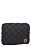 U.s. Polo Assn. Macbook Air - Macbook Pro 13&13.3 İnç Uyumlu Laptop Kılıfı Kapitone Siyah Plevr22749
