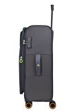 Pierre Cardin Ultra Light Hafif Lüx Kumaş Orta Boy Valiz Gri PC6000