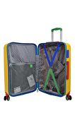 United Colors Of Benetton Lüx Abs Orta Boy Valiz Sarı BNT500