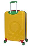 United Colors Of Benetton Lüx Abs 2'li Valiz Seti Büyük Boy - Kabin Boy Sarı BNT500