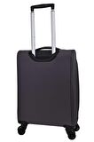 Pierre Cardin Ultra Light Hafif Lüx Kumaş Kabin Boy Valiz Gri PC4200