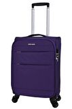 Pierre Cardin Ultra Light Hafif Lüx Kumaş Kabin Boy Valiz Mor PC4200