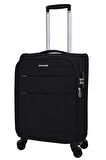 Pierre Cardin Ultra Light Hafif Lüx Kumaş Kabin Boy Valiz Siyah PC4200