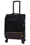 Pierre Cardin Ultra Light Hafif Lüx Kumaş Kabin Boy Valiz Siyah PC8200