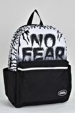 No Fear 2'li Unisex Okul Seti Okul Çantası ve Kalemlik Siyah 03574