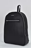 Fossil Unisex Laptop & Evrak Deri Sırt Çantası Siyah 2034