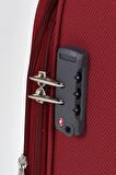 Pierre Cardin Ultra Light Kumaş Büyük Boy Valiz Bordo PC6050