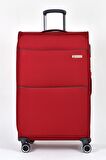 Pierre Cardin Ultra Light Kumaş 2'li Valiz Seti Büyük Boy - Orta Boy Bordo PC6050