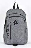 Fossil Unisex Çok Gözlü Günlük Seyahat Okul Sırt Çantası Gri 9500