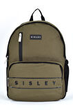 Sisley Okul Sırt Çantası Unisex Çok Gözlü Günlük Seyahat Sırt Çantası Haki 12919