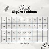 
Kız Çocuk Kapüşonlu İçi Polarlı Ön Ve Arkası Baskılı Oversize Kalıp Sweat Pudra