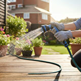 Hyundai 58755 Sulama Tabancası ve Adaptör Seti | 8 Fonksiyonlu – 1/2"-5/8" Uyumlu