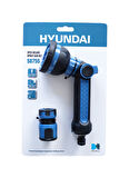Hyundai 58755 Sulama Tabancası ve Adaptör Seti | 8 Fonksiyonlu – 1/2"-5/8" Uyumlu