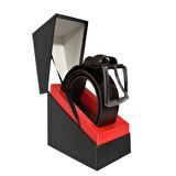 Fossil Kahverengi Hakiki Düz Deri Spor 4 cm Erkek Kemeri-120