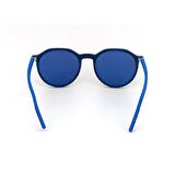 Mavi Sap Tasarımlı Yuvarlak Güneş Gözlüğü SS 297-CRB03