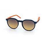 Turuncu Sap Tasarımlı Yuvarlak Güneş Gözlüğü SS 297-CRB04