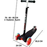 Can Toys Scooter Maxi Siyah CN-254S
