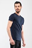 Slazenger SANDER Erkek T-Shirt Lacivert