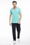 Slazenger SARGON Erkek T-Shirt K.Yeşil