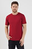 Slazenger SANDER I Erkek T-Shirt Bordo