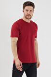 Slazenger SANDER I Erkek T-Shirt Bordo