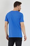Slazenger SANDER I Erkek T-Shirt Mavi