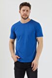 Slazenger SANDER Erkek T-Shirt Saks Mavi