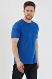 Slazenger SANDER Erkek T-Shirt Saks Mavi