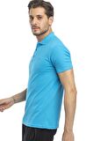 Slazenger SOHO Erkek T-Shirt Turkuaz