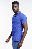 Slazenger SOHO Erkek T-Shirt Saks Mavi