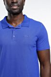 Slazenger SOHO Erkek T-Shirt Saks Mavi