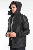 Slazenger HOLD Erkek Mont & Kaban Siyah