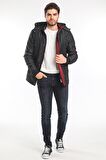 Slazenger HOLD Erkek Mont & Kaban Siyah