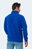 Slazenger SOLID Erkek Polar Saks Mavi
